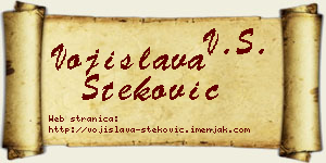 Vojislava Steković vizit kartica